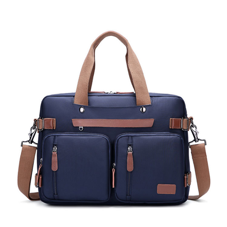 Color: Light Grey, Size: 15.6 inch – Men’s Multifunctional Portable Briefcase