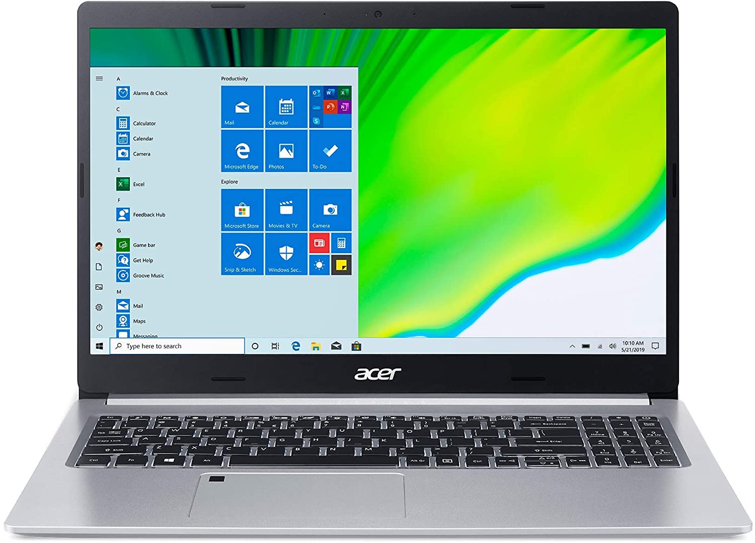 Acer Aspire 5 A515-46-R14K Slim Laptop | 15.6" Full HD IPS | AMD Ryzen 3 3350U Quad-Core Mobile Processor