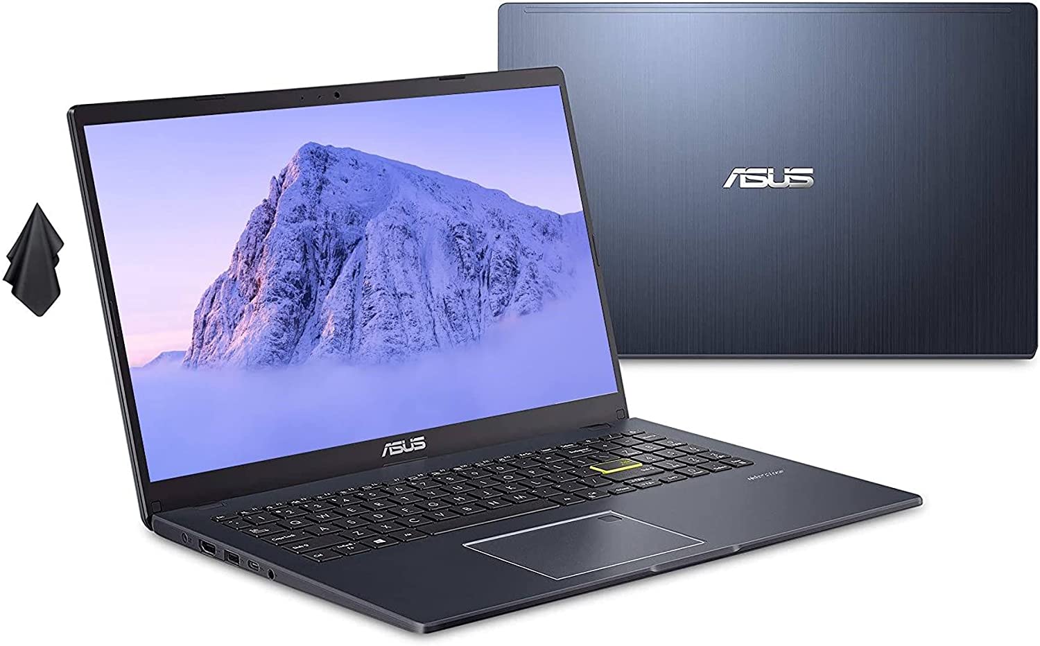 2021 ASUS L510 Ultra Thin Laptop, 15.6" FHD Display, Intel Celeron N4020 Processor, 4GB RAM, 256 GB Storage, 8Hrs+ Battery Life, Backlit Keyboard, Windows 10 Home + 1 Year Microsoft